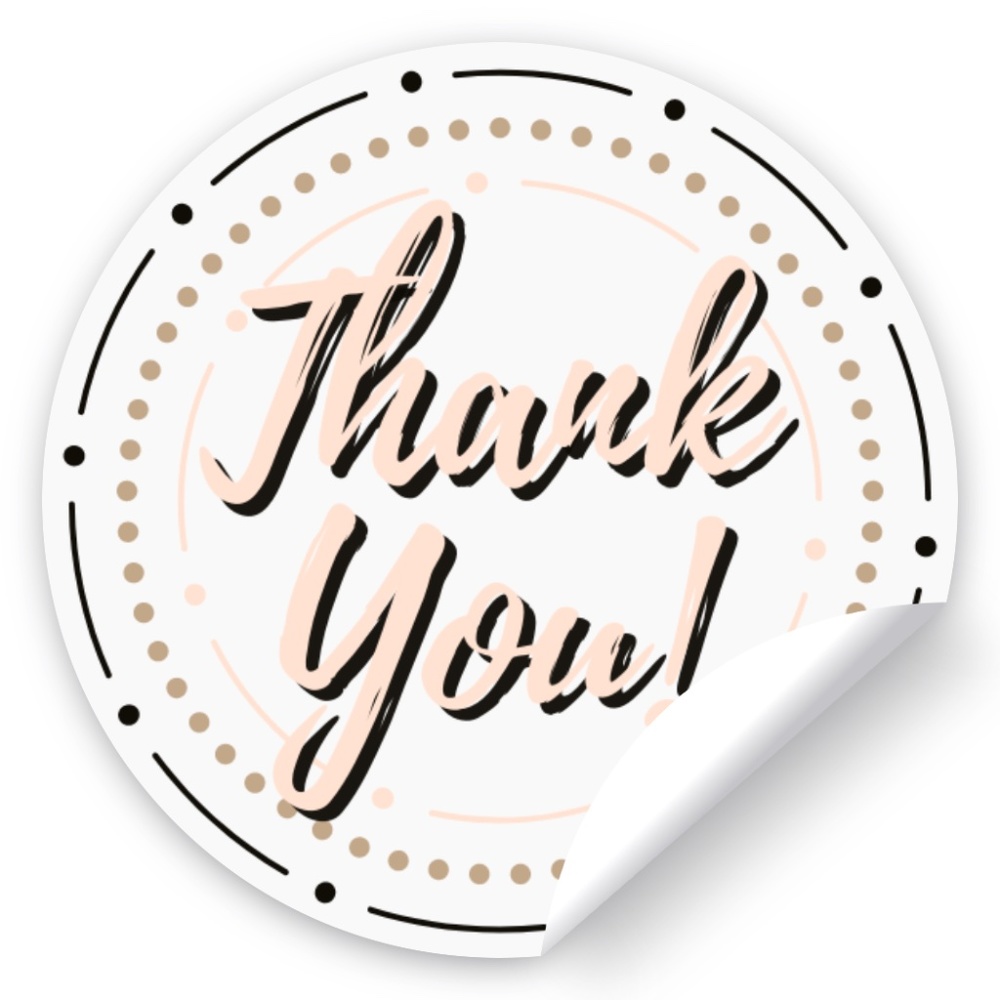 Thank You Stickers